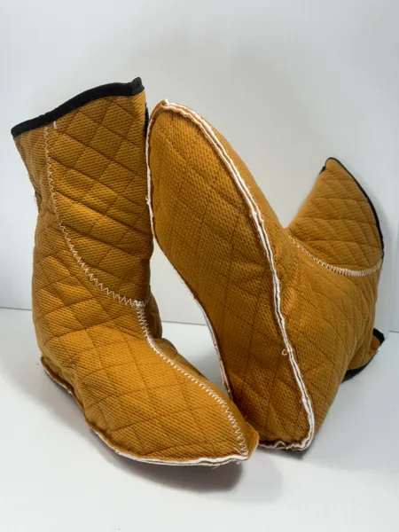Intermediate Cold Weather Quilted Boot Liner Inserts Booties Size 5-5.5 W/XW NOS