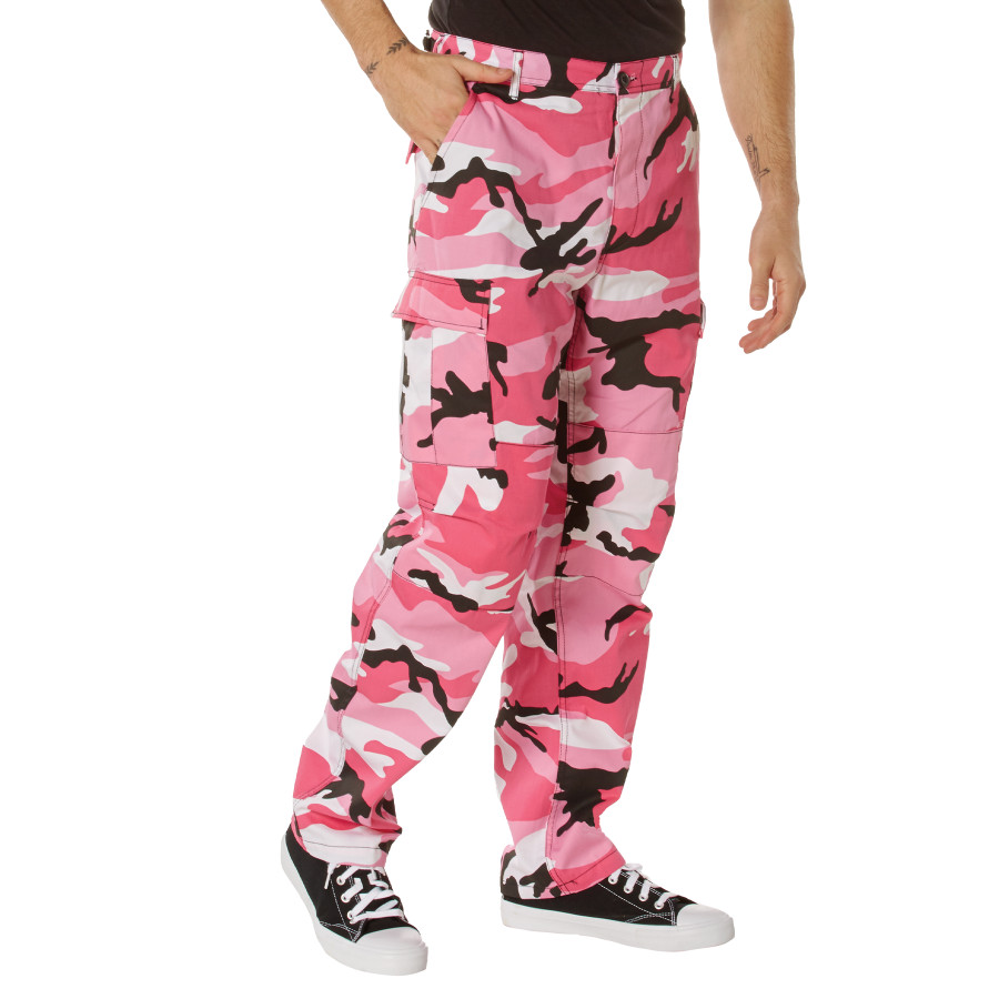 Pink Camouflage Tactical Cargo BDU Pants | 8670