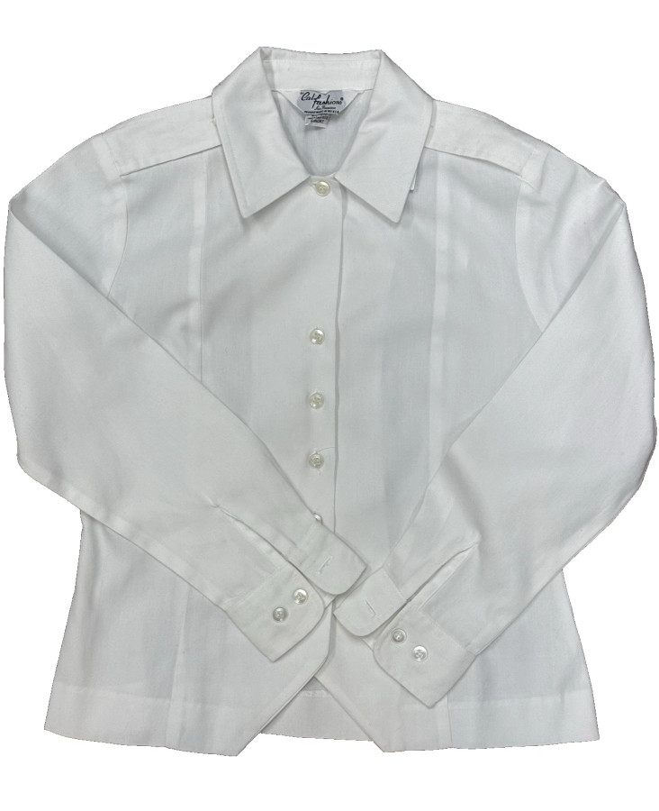 USGI Women's White Dress Shirt Sz 6 Army Air Force Long Sleeve Blouse Uniform