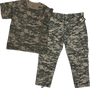ACU Digital Camo BDU Military Cargo Pants & T-Shirt SET | 2XL Reg NWT