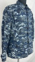 USGI Navy USN Blue Digital Camo BDU Shirt Size Medium Short NWU Type I USED #2