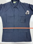 Tactical Four-Pocket BDU Shirt Combat Coat Ripstop Med Long Dark Navy Blue EUC