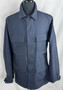 Tactical Four-Pocket BDU Shirt Combat Coat Ripstop Med Long Dark Navy Blue EUC
