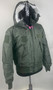 USGI Green Flyer's Jacket, Cold Weather Coat & Hood, Men's LARGE CWU45/P Aramid