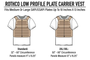 Rothco Low Profile Plate Carrier Vest | Black #55890