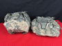 LOT OF 2 - USGI MILITARY ACU MOLLE II CANTEEN / GENERAL PURPOSE POUCH - USED