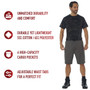 Charcoal Grey Tactical BDU Cargo Shorts | Dark Gray