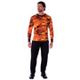 Long Sleeve Savage Orange Camo Colored T-Shirt 3136