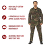 Woodland Camo Military-Style Flightsuit Coveralls