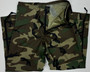 USGI Woodland Camo Goretex Waterproof Pants Gore-tex Rain Trousers | Med Long