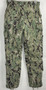 USGI USN Woodland Digital Camo BDU Trousers Cargo Pants Med Long EUC