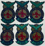 LOT OF 6 | USGI USAF 'Fire Protection' Embroidered Patches | Used