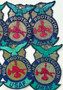 LOT OF 6 | USGI USAF 'Fire Protection' Embroidered Patches | Used