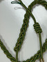 USGI French Fourragère Green & Yellow Braided Cord Military Award EUC USGI French Fourragère Green & Yellow Braided Cord Military Award EUC