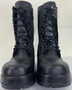 USGI Men's USN Black Leather Steel-Toe Safety Work Combat Boot | 11 Wide