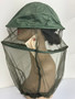 USGI OD Green Mosquito Insect Head Net w/ Frame NOS