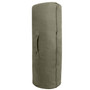 Heavy-Duty Canvas Duffle Bag W/Zipper, Travel Duffel  21" x 36" OD Green  NEW