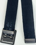 USGI Standard Web Belt 43" x 1.25" Black Webbing w/Black Buckle & Tip EUC