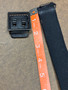 USGI Standard Web Belt 43" x 1.25" Black Webbing w/Black Buckle & Tip EUC