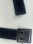 USGI Standard Web Belt 43" x 1.25" Black Webbing w/Black Buckle & Tip EUC