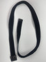 USGI Standard Web Belt 43" x 1.25" Black Webbing w/Black Buckle & Tip EUC