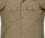 USN Men's US Navy Service Khaki Short Sleeve Uniform Shirt Sz Small USED