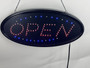 Retail Business Oval LED "Open" Sign - Ultra Bright Neon | EUC