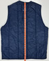 USGI Men's Navy Removable Quilted Replacement Vest Liner Size 40XL USED
