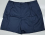 USGI Men’s Pleated Navy Blue Summer Shorts, Size 46, 100% Cotton, NOS