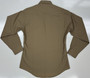 USGI Men's USMC Khaki Long Sleeve Service Shirt Size: 15.5x33 Charlie Uniform