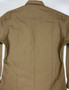 USGI Men's USMC Khaki Long Sleeve Service Shirt Size: 15.5x33 Charlie Uniform
