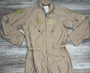 USGI CWU-27/P Tan Military Flyers Coveralls, Class 2 - Sz 42L USED