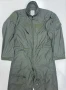 USGI CWU-27/P Green Military Flyers Coveralls - Men's Size 42-Long USED