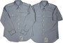 Lot of 2 - Men's USAF Service Blue 1/Long & 1/Short Sleeve Shirts Size 16.5 USED