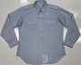 Lot of 2 - Men's USAF Service Blue 1/Long & 1/Short Sleeve Shirts Size 16.5 USED
