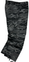 Black Camo BDU Military Cargo Pants Men's 2XL-Reg - Rothco Camouflage Tactical