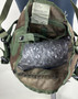 USGI MOLLE II Woodland Camo Radio Pouch/Bag Modified w/Snap Closure & Strap EUC