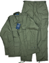 OD Green BDU Tactical Military Uniform SHIRT & PANTS SET Sz Small Reg