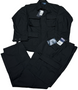 Black BDU Tactical Military Uniform SHIRT & PANTS SET Sz Small Reg
