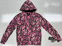 Women's Medium US Army Pink Digital Camo w/Black Accents Full Zipper Hoodie NEW