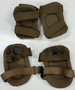 USGI Coyote Brown Military Tactical Knee Pads & Elbow Pads Complete Set USED