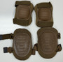 USGI Coyote Brown Military Tactical Knee Pads & Elbow Pads Complete Set USED