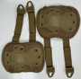 HWI NG Coyote Brown Military Tactical Knee Pads & Elbow Pads Complete Set USED