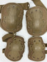 HWI NG Coyote Brown Military Tactical Knee Pads & Elbow Pads Complete Set USED