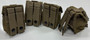 USGI USMC MOLLE Multi-Purpose Pouch with Buckle Coyote Eagle Industries LOT OF 4