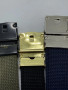 LOT OF 3 BELTS Military Web Belts w/Buckles - Black, OD, Navy - 43" x 1.25" New