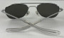 American Optical Original Aviator Pilot Sunglasses Unisex Silver Frame