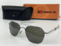 American Optical Original Aviator Pilot Sunglasses Unisex Silver Frame