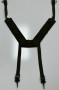 Vintage USGI M1956 Field Pack Suspenders OD Canvas H Suspender