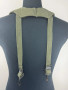 Vintage USGI M1956 Field Pack Suspenders OD Canvas H Suspender